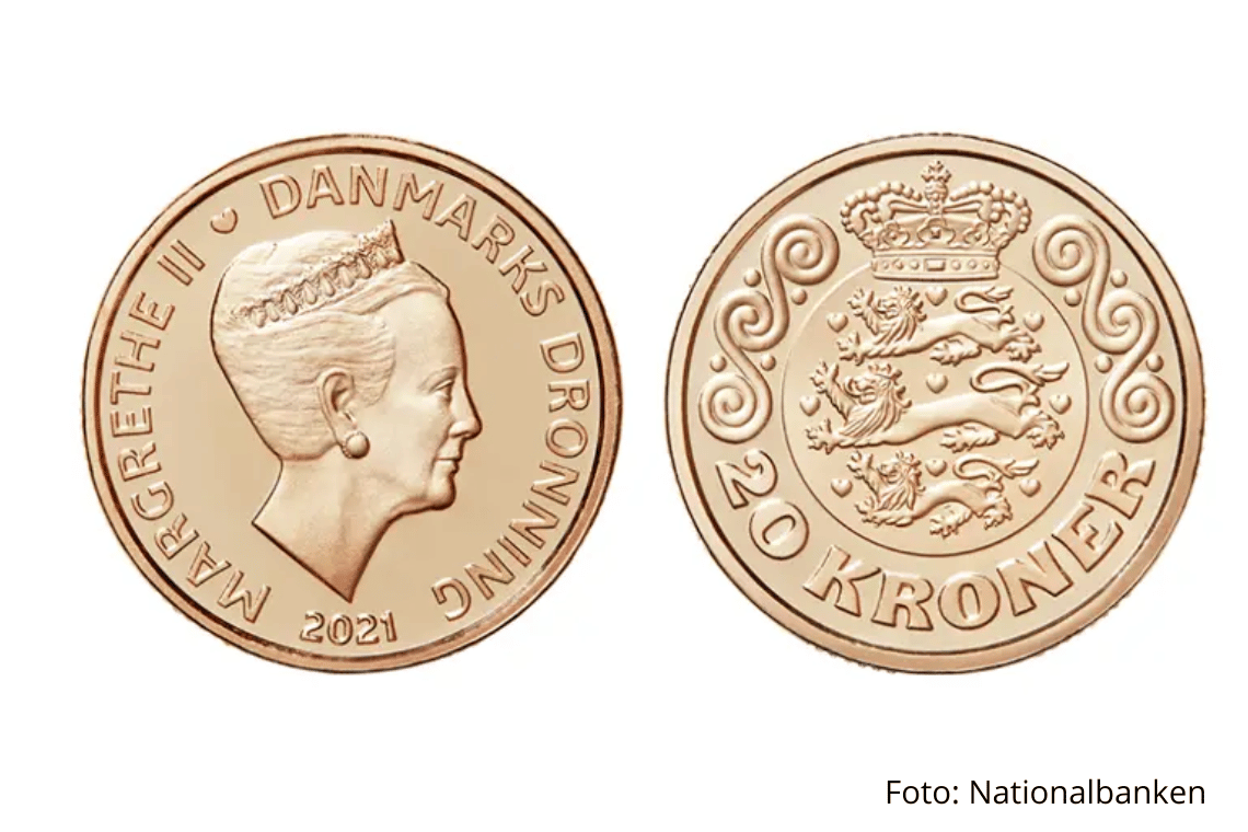 Falske 20-kronemønter i omløb: Politiet advarer borgere og butikker