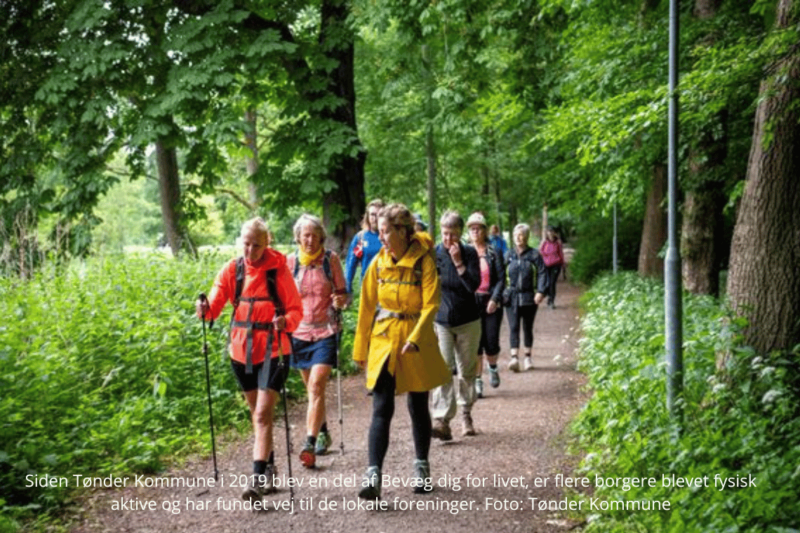 Tønder Kommune fortsætter med bevæg dit for livet