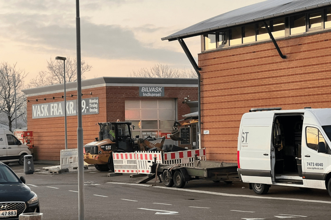 Kvickly Tønder får ny, miljøvenlig vaskehal