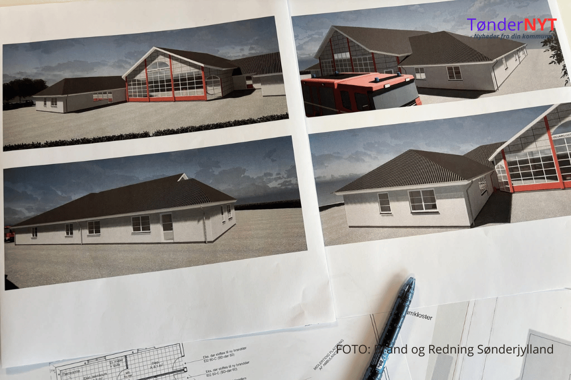 Løgumkloster Brandstation byder indenfor til rejsegilde