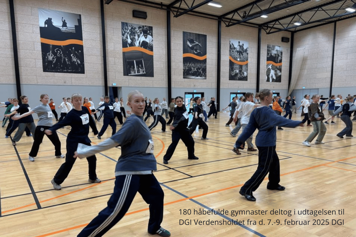 Seks sønderjyske gymnaster er udtaget til DGI Verdensholdet 2025-2026