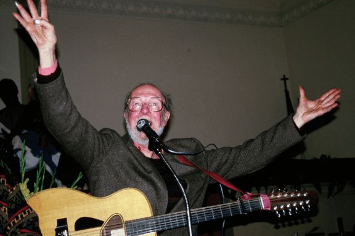 Podcast med unikke interviews med Pete Seeger