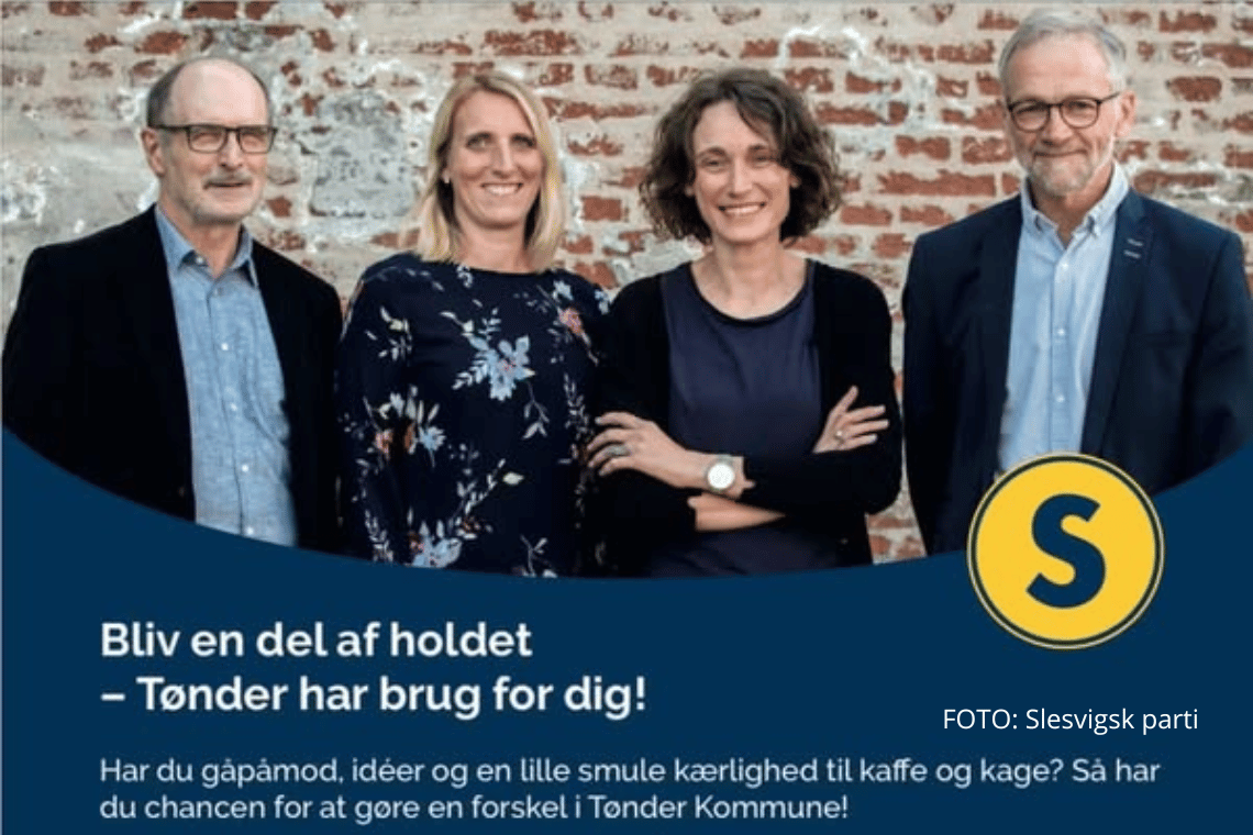 Slesvigsk Parti søger frivillige til den kommende valgkamp