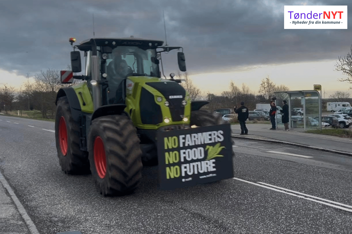 Traktordemonstration i Esbjerg forløb roligt