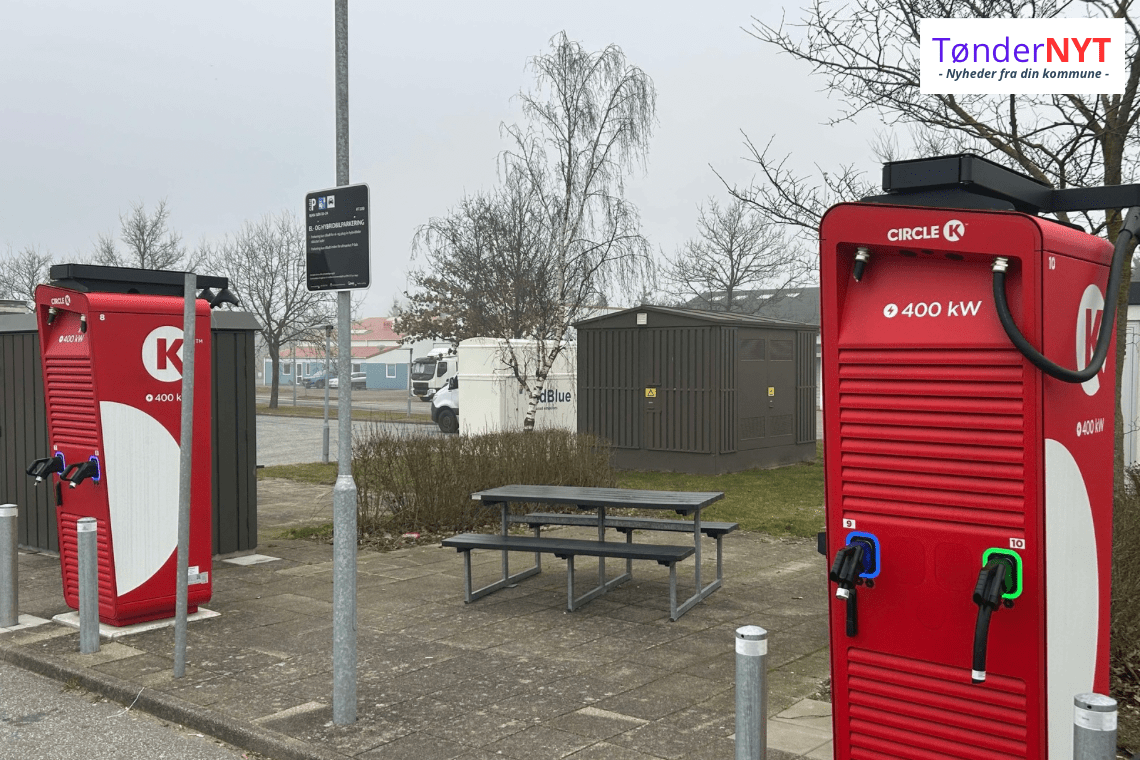 Ladestation i Aabenraa ramt af kabeltyveri