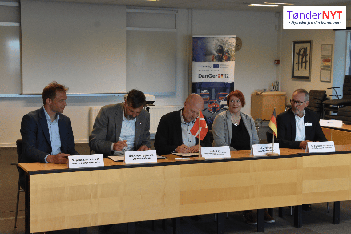 40 år med fælles beredskab: Danmark og Tyskland fornyer grænseoverskridende samarbejde