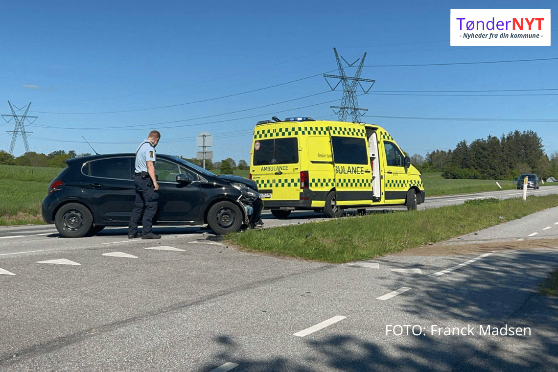 Trafikuheld spærrede Tøndervej ved Over Jerstal