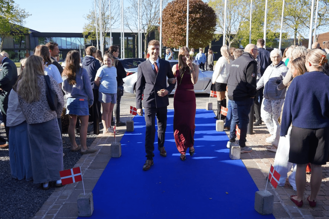 Strålende gallaaften på Det Blå Gymnasium i Tønder