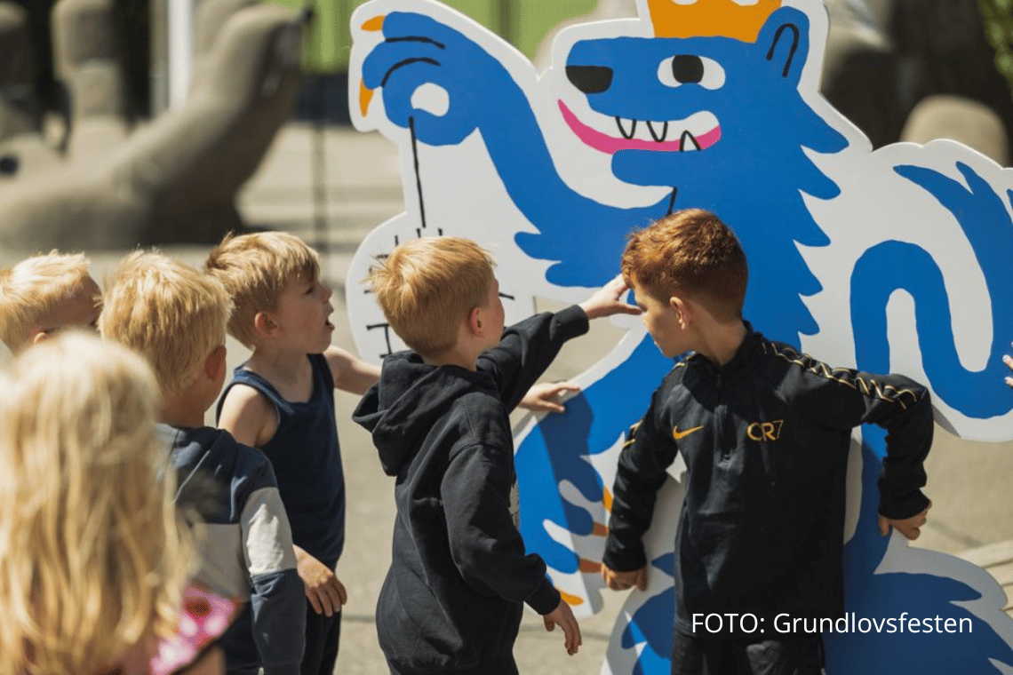 Børneinitiativ skaber nye festlige traditioner for Grundlovsdag