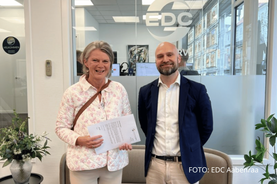 BROEN Haderslev får 50.000 kr. i støtte fra EDC-fonden