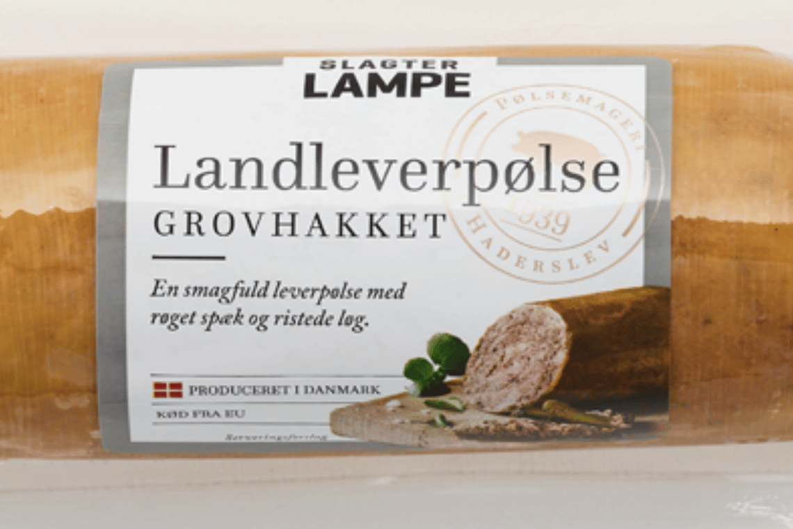 Tilbagekaldelse af grovhakket landleverpølse fra Slagter Lampe – fejl i mærkning
