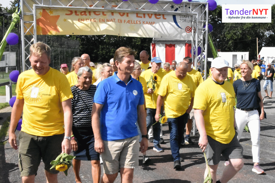 Stafet for Livet i Skærbæk: Fællesskab, lys og musik mod kræften