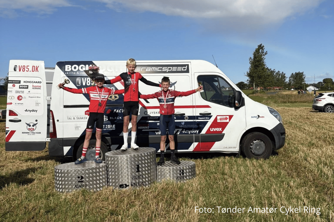 Tønder cykeltalenter viser styrke på landevejen
