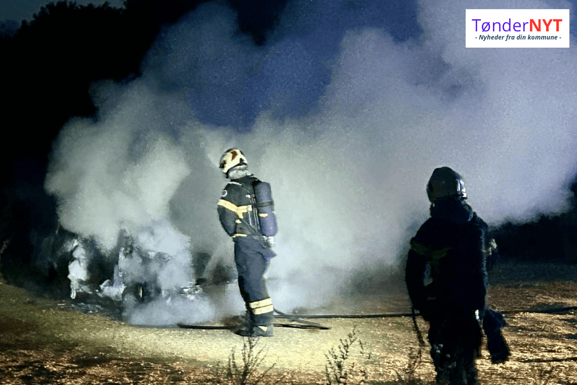 Bilbrand på Marstrupvej slukket hurtigt