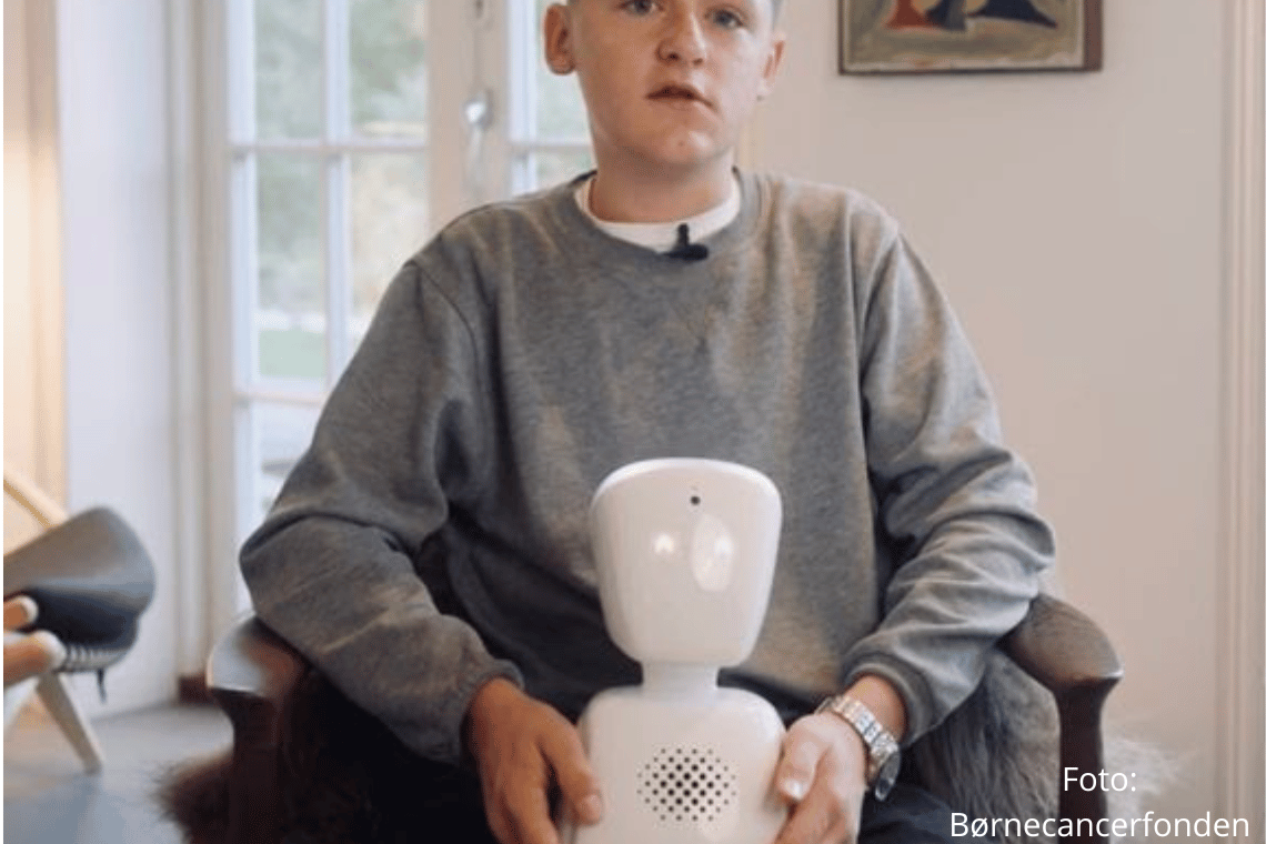 Robotter og professionel støtte skal hjælpe børn med kræft tilbage i skole
