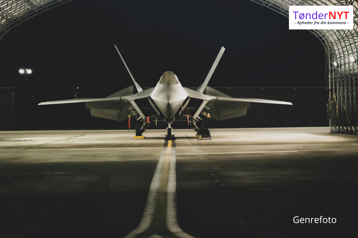 Aftenflyvninger over Sønderjylland i november – Fighter Wing Skrydstrup træner i mørke