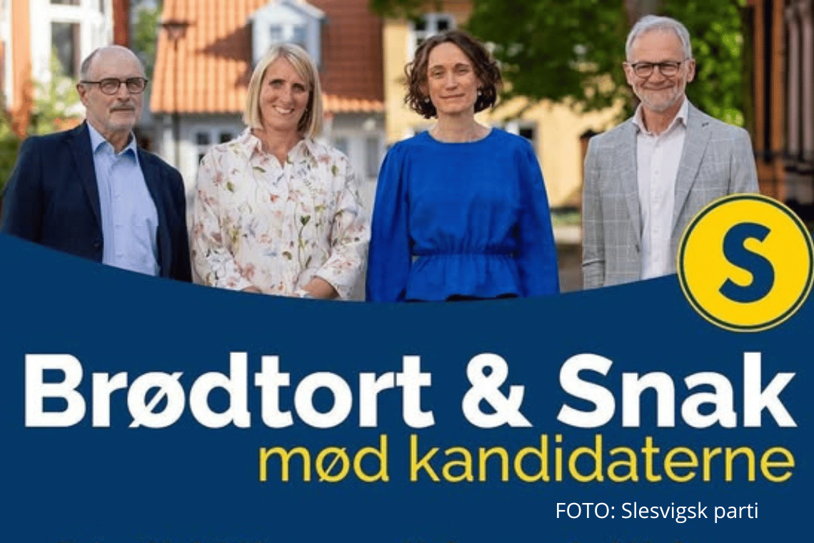Slesvigsk Parti inviterer til “Brødtort & Snak” med kandidaterne