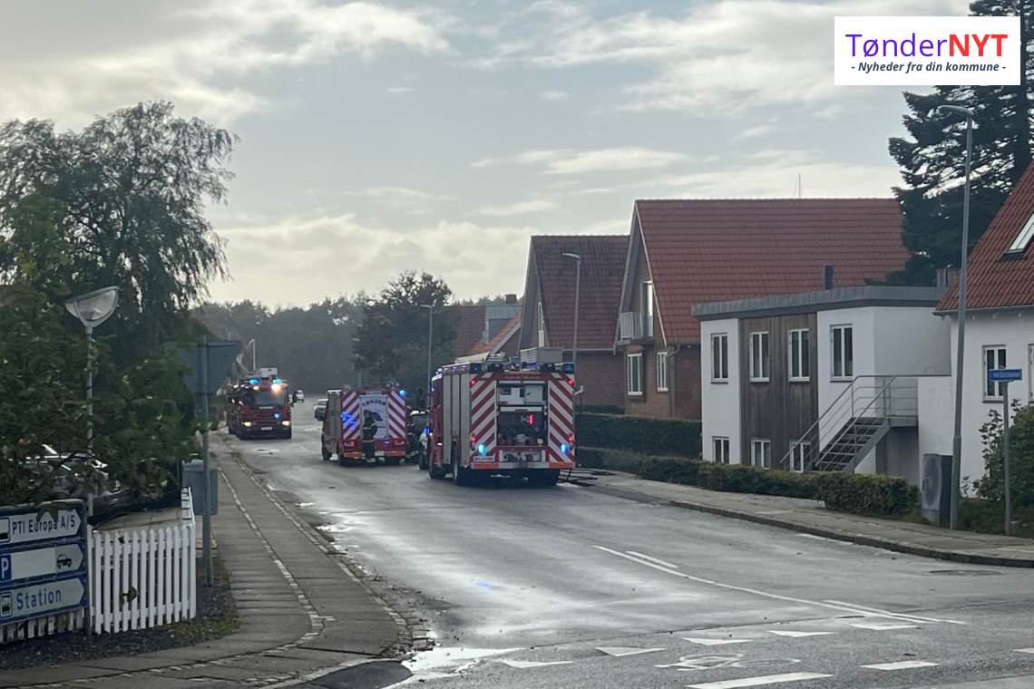 Røgudvikling gav udrykning i Tønder