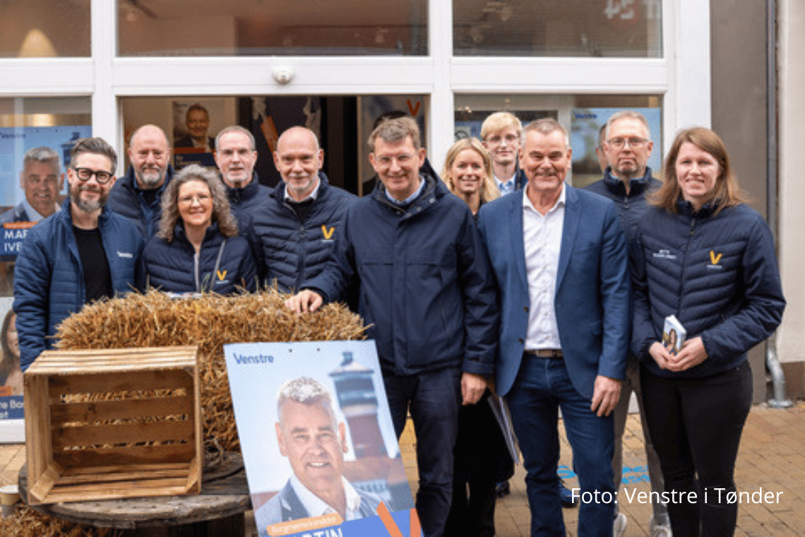 Venstre inviterer til vælgermøde hos Schmidt Tip i Løgumkloster på søndag