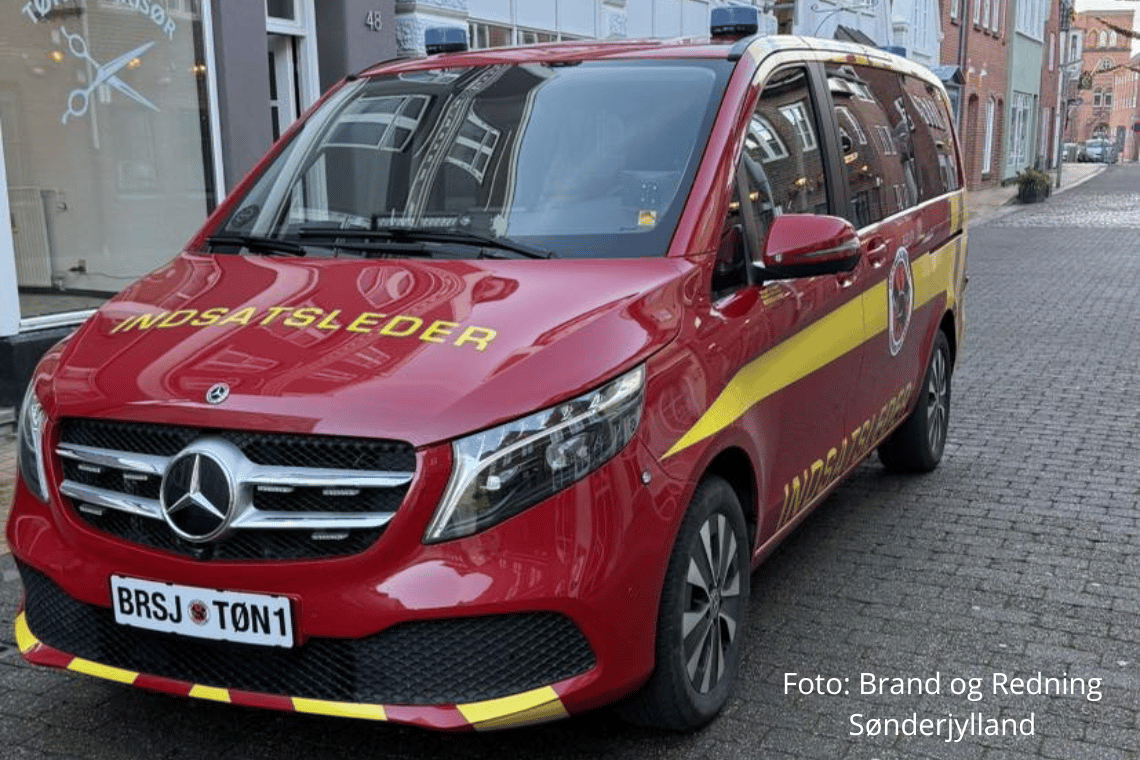 Brand i Vestergade på årets sidste dag: Lejlighed røg- og sodskadet efter gulvbrand