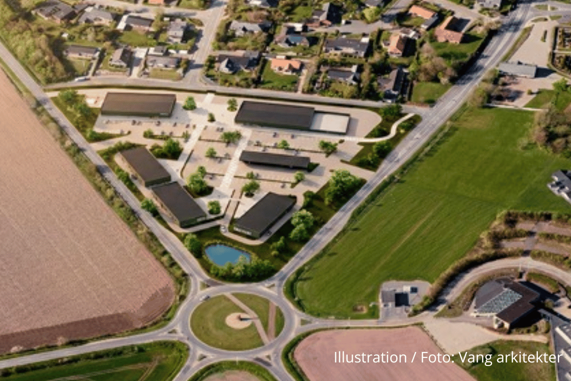 Afgørende uger for Toftlund: Nyt butiksprojekt ved rundkørslen lander på kommunens bord