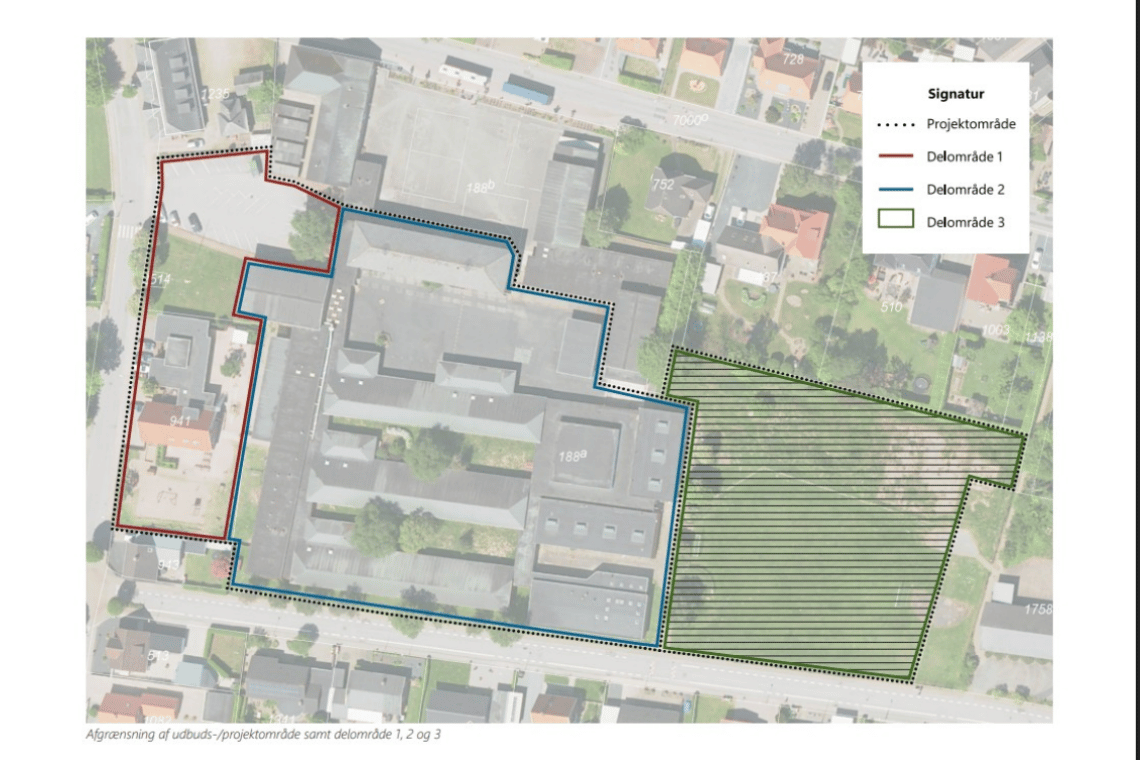 Tidligere distriktsskole i Skærbæk sættes til salg som boligprojekt
